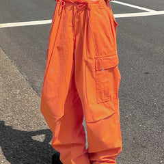 Casual Sports Pants High Waist Cargo Pants