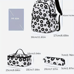 Boys School Bags Set - Backpack, Lunch Bag, Pencil Case
