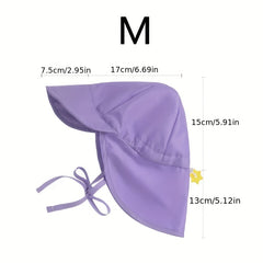Baby Bucket Hat Adjustable Fisherman Hat Wide Brim Sunscreen Cap