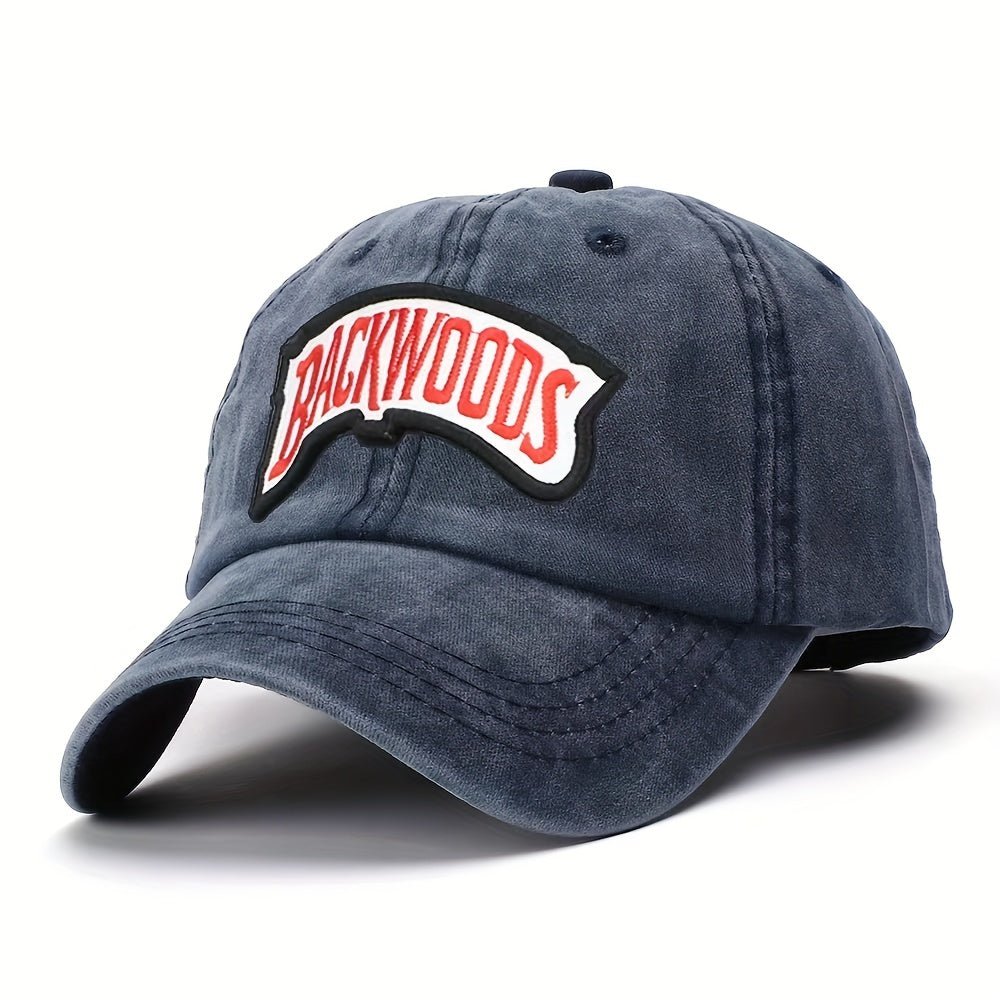 Embroidery Washed Baseball Cap Pure Cotton Sweat-absorbing