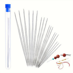 18Pcs Seed Beads Big Eye Needles Set DIY Jewelry Making Tool