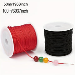 0.8mm Nylon Thread Cord String 100m Roll for DIY Jewelry Making Supplies