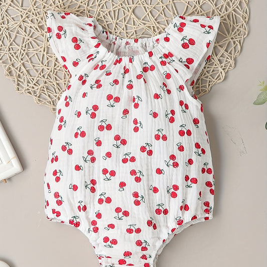 Cute Baby Girl Onesies Assorted Fly Sleeve Designs