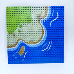 32x32 Grid Base Plate for Building Blocks - Compatible with Major Brands