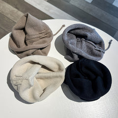 Solid Knitted Hats Warm Winter Beanie Unisex