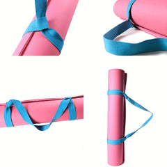 Adjustable Cotton Yoga Mat Storage Straps in Multiple Colours