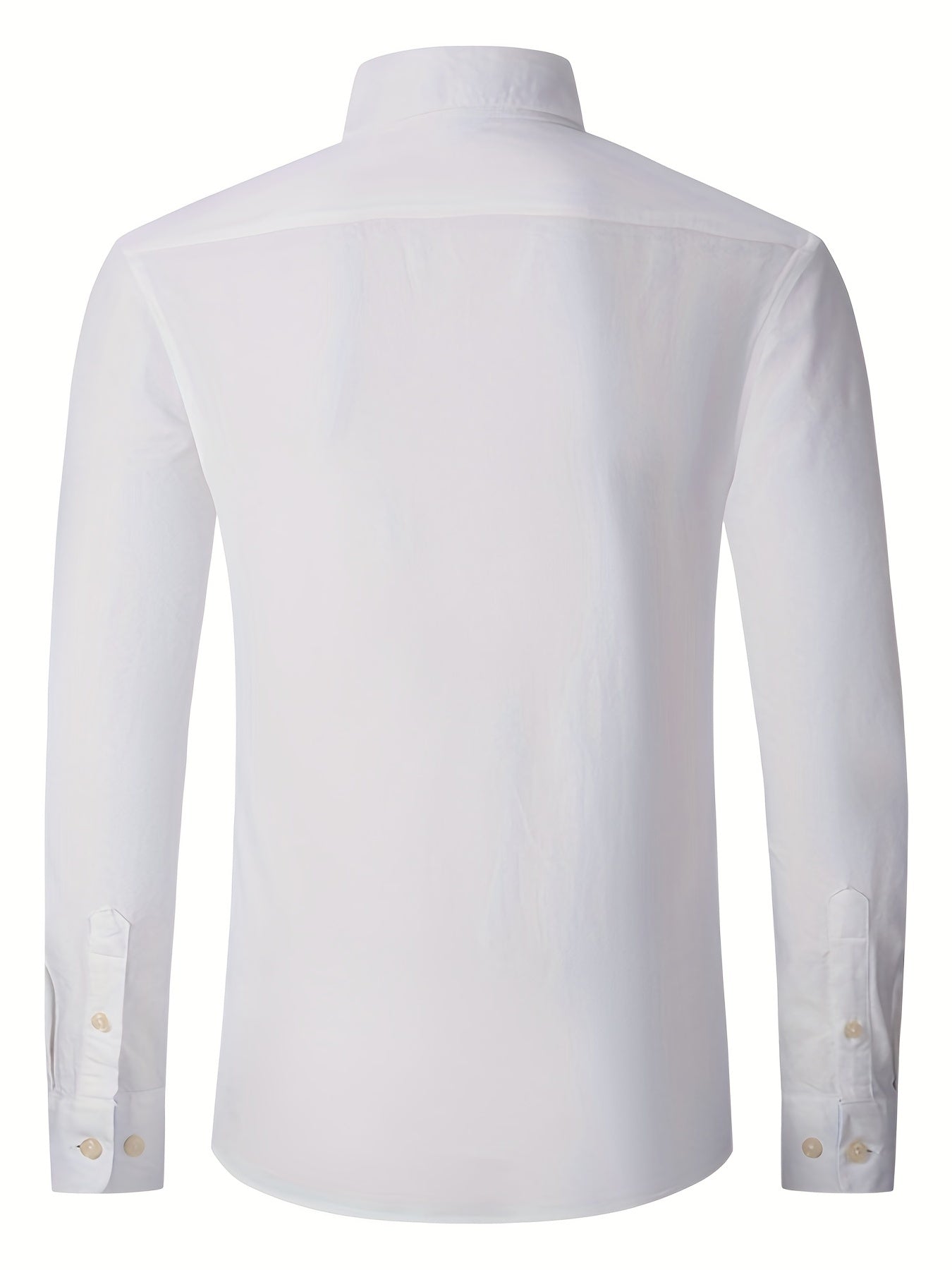 Men's Casual Button Up Long Sleeve Cotton Shirt