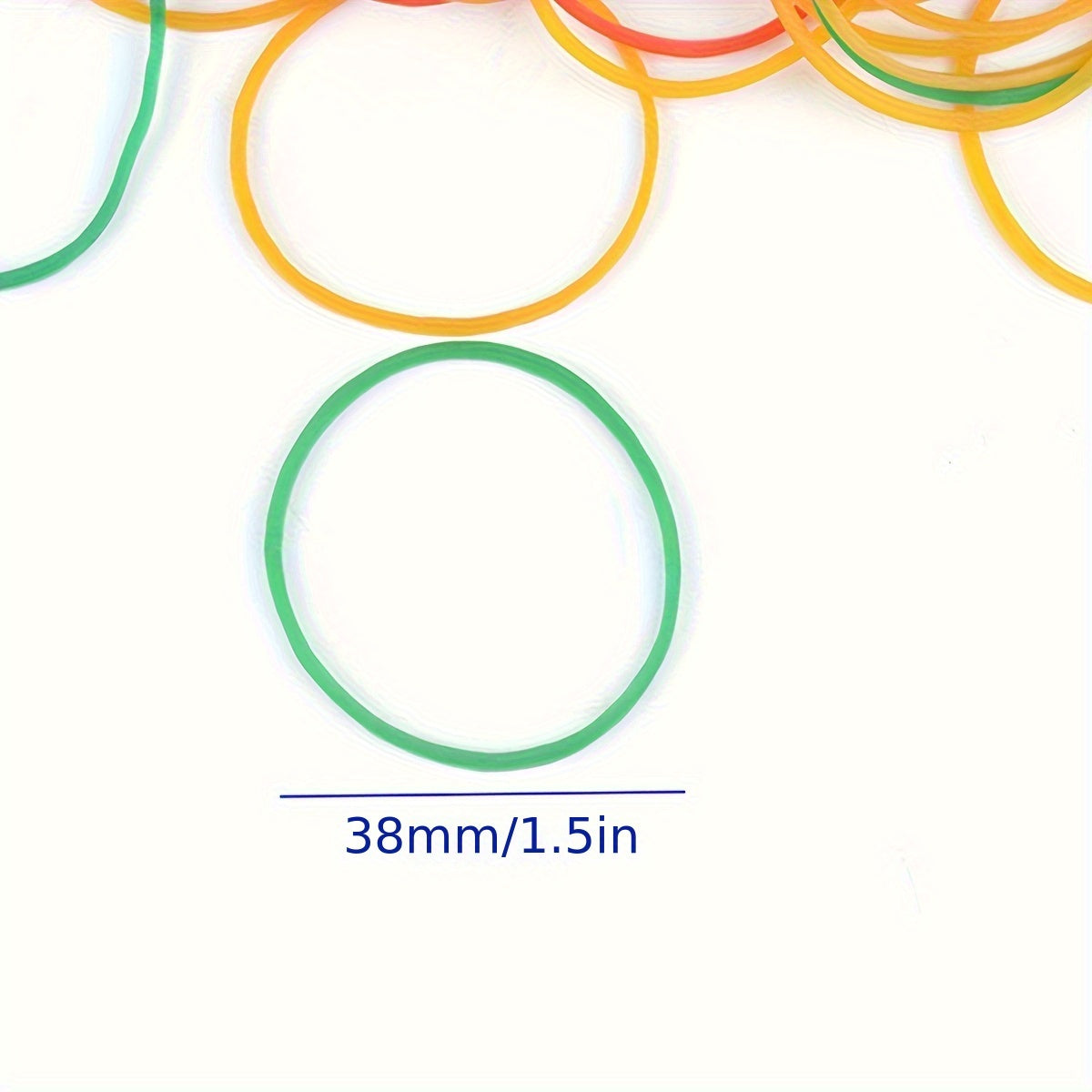 Multicolor Rubber Bands 100-500pcs Elastic Durable Stretchy Rubber Band