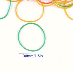 Multicolor Rubber Bands 100-500pcs Elastic Durable Stretchy Rubber Band