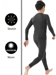 4pcs Youth Thermal Compression Pants Long Sleeve Base Layer Set