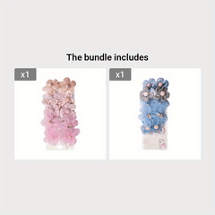 10pcs Flower Elastic Hair Tie Hair Accessories For Kids
