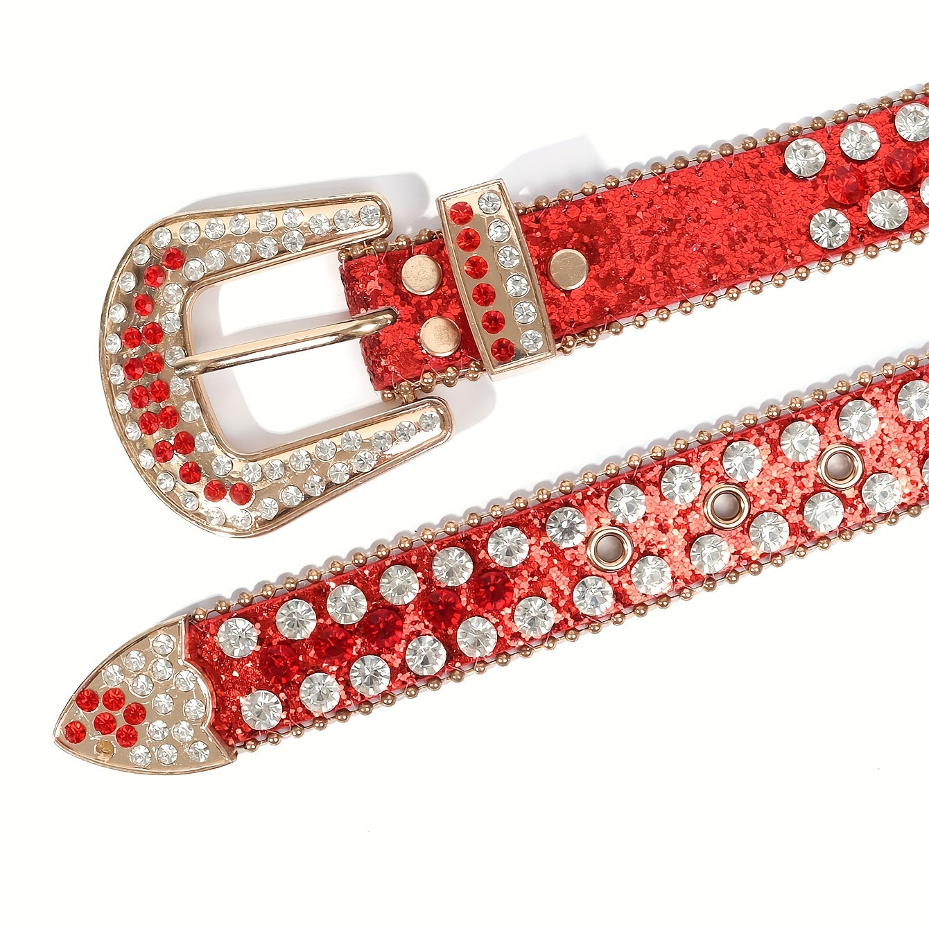 Rhinestone Buckle Belt for Girls and Boys