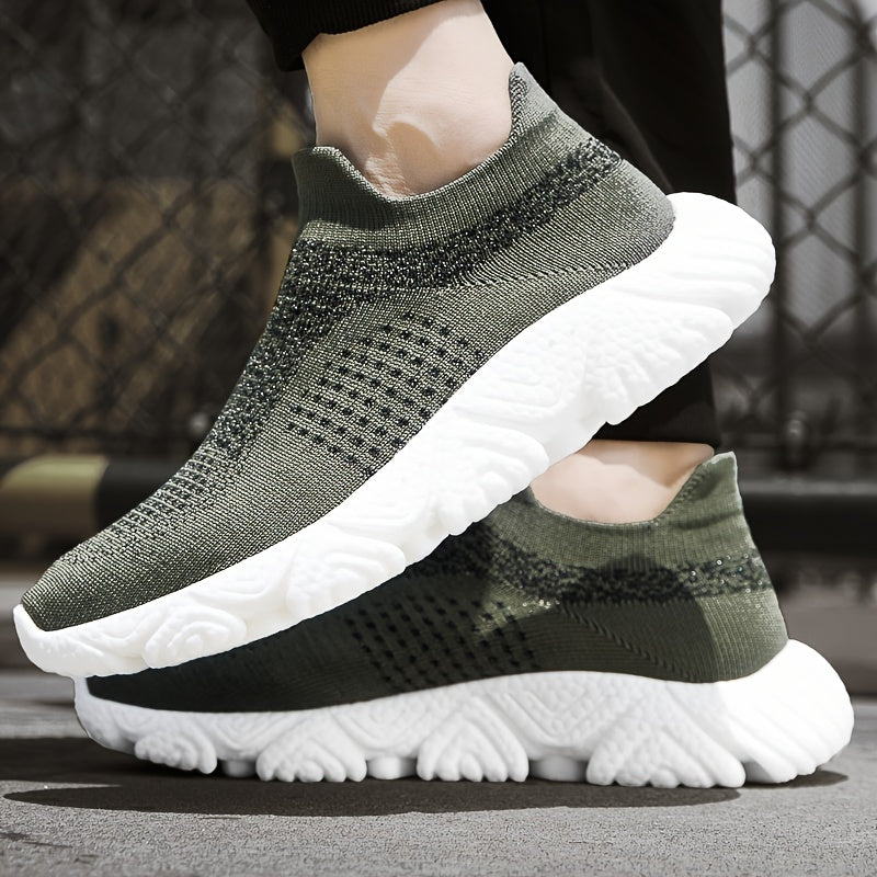 Men's Lightweight Running Shoes Outdoor Athletic Sock Sneakers