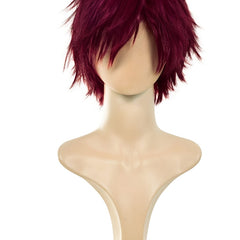 Men's Short Red Hair Wig Costume Cosplay Wig