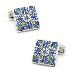 High Alloy Drip Cufflinks Round Men's Cufflinks