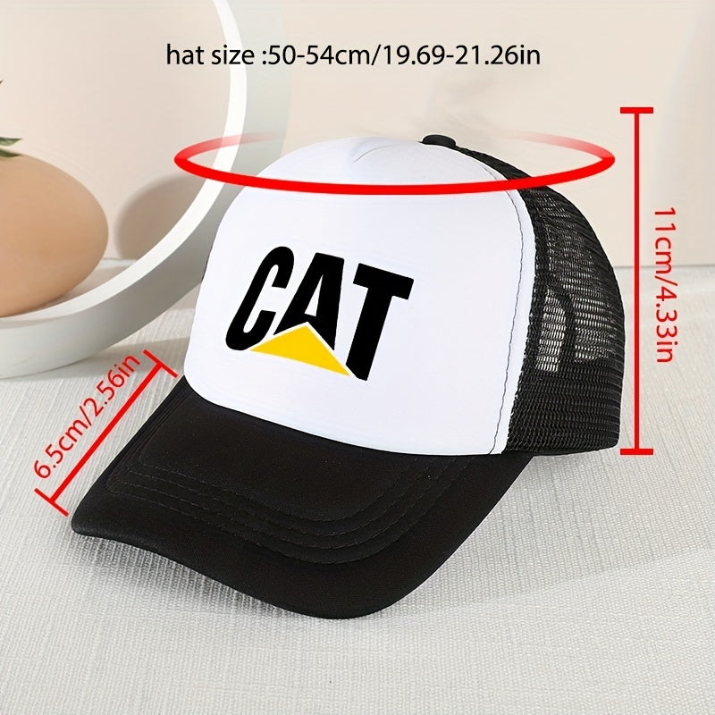 Kids Mesh Sunshade Baseball Cap Embroidered Breathable Hat for Outdoor