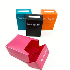 Game Card Box Holds 80 Cards Waterproof Mini Storage Box Random Color