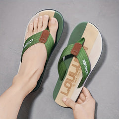 Men's Block Thong Sandals Non Slip Flip-flops