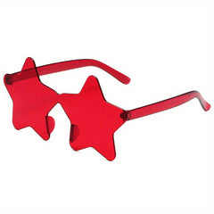 Star Rimless Sunglasses For Women Men UV400