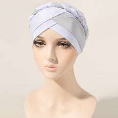 Cross Braid Bonnet Beanie Hat Women's Bonnet Beanie Hat