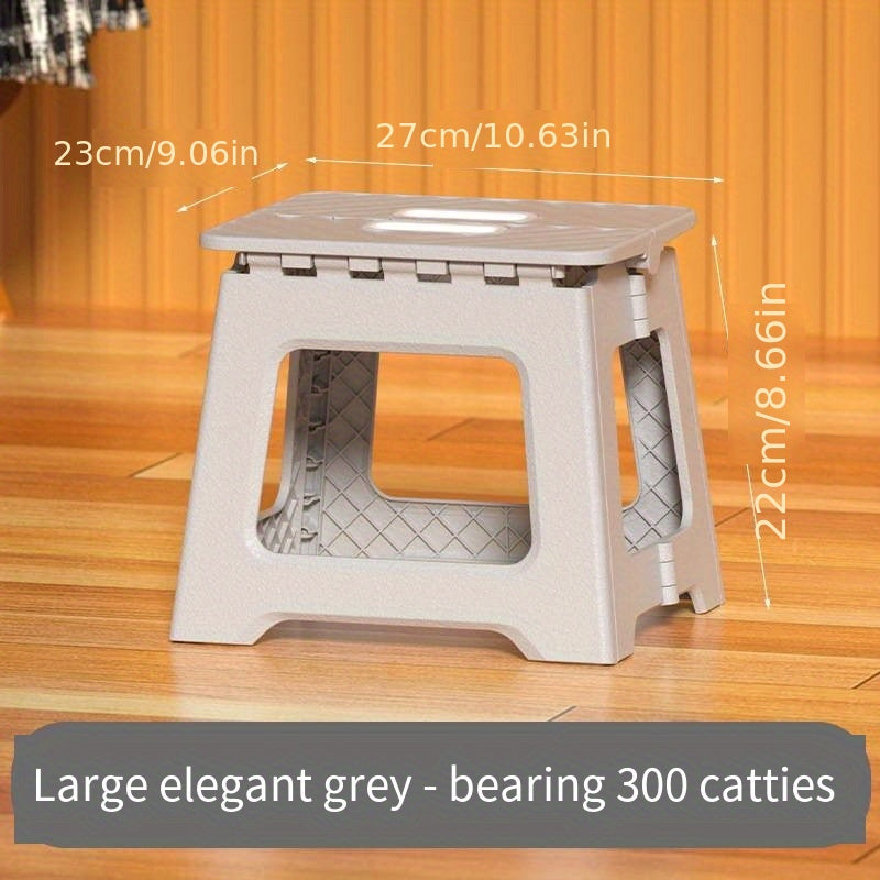 Durable Folding Stool Non Slip Surface Home Travel Outdoor