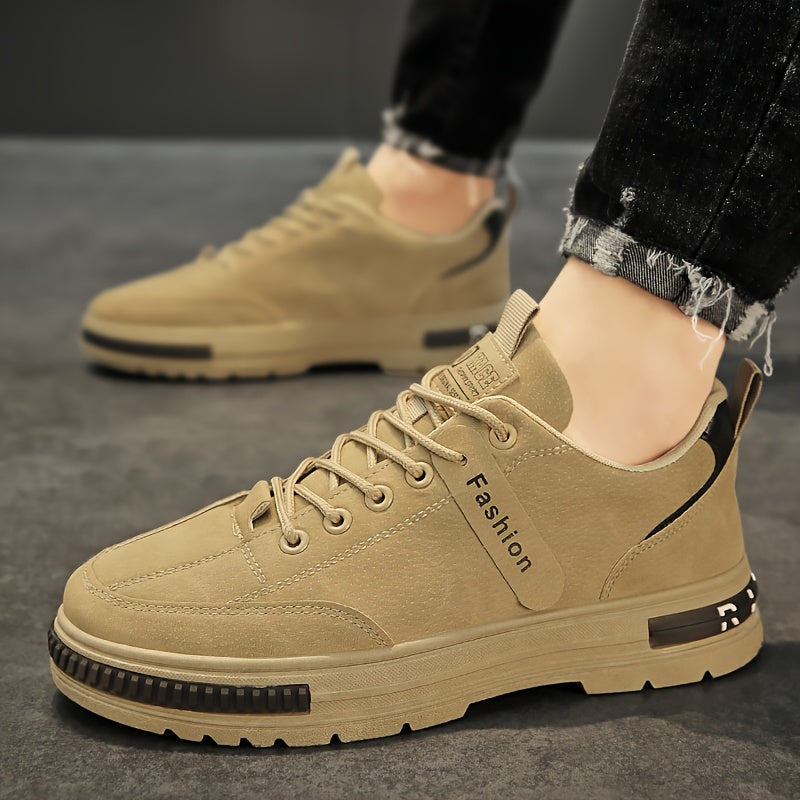Men's Lace up Sneakers Casual Walking Shoes Comfortable And Breathable