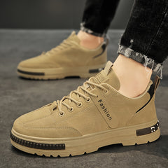 Men's Lace up Sneakers Casual Walking Shoes Comfortable And Breathable
