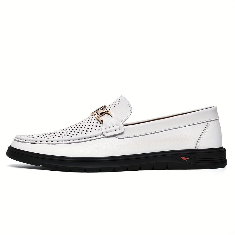 Men's Casual Slip-On Loafers, Breathable Lace, Assorted Colors