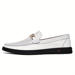 Men's Casual Slip-On Loafers, Breathable Lace, Assorted Colors