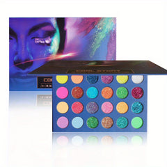 UV Fluorescent Eyeshadow Palette for Halloween Parties