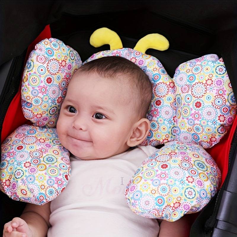 Soft Baby Neck Pillow for Strollers Car Seats Pushchairs - Ages 0-4