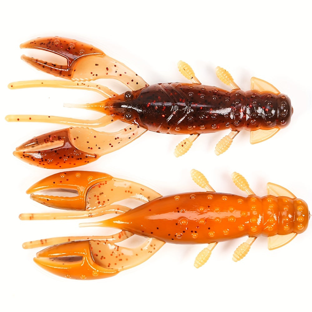 8pcs 60mm Soft Fishing Lure Silicone Baits for Shrimp and Bass