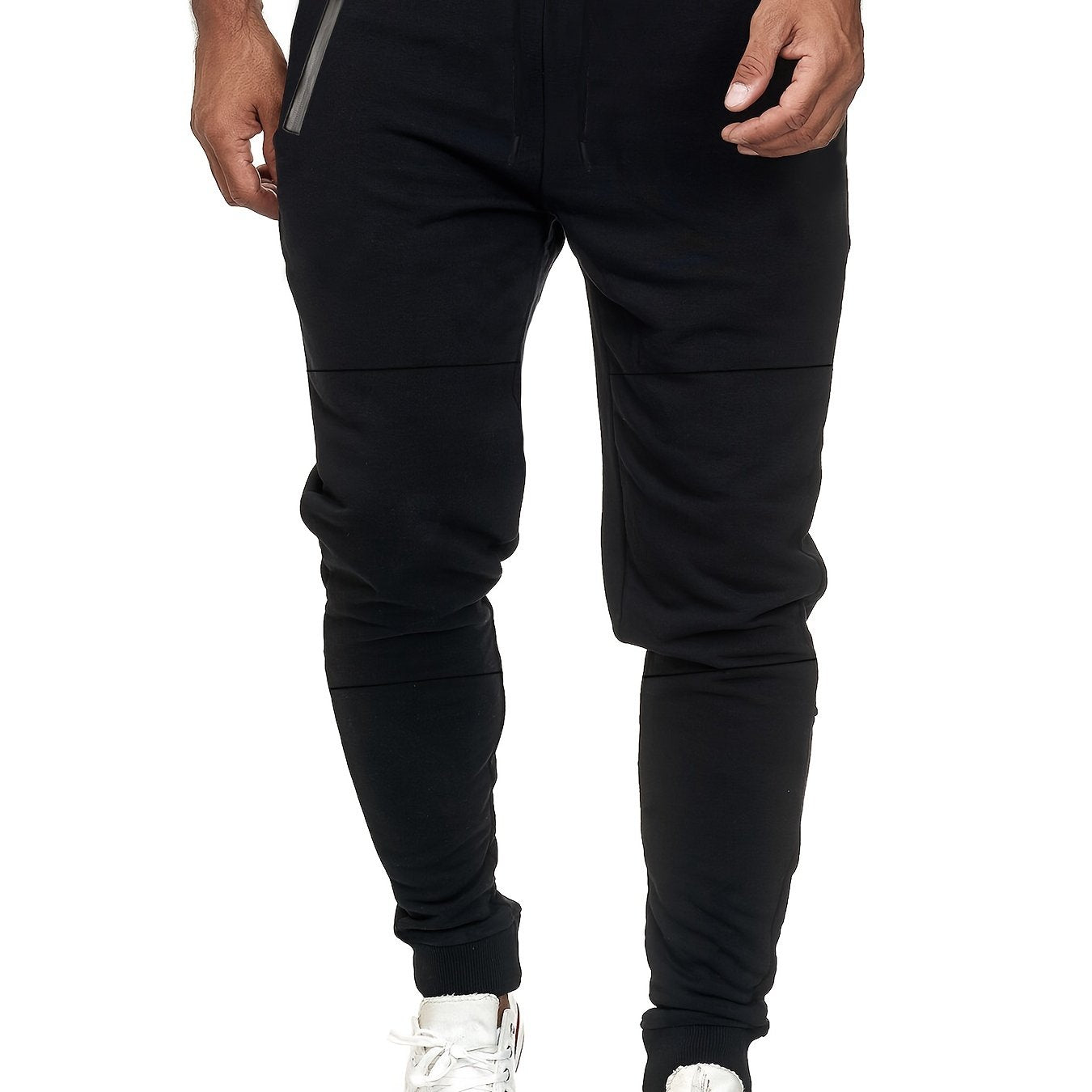 Men's Slim Fit Fitness Pants Casual Comfy Stretch Jogger Trousers