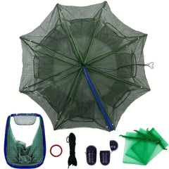 Foldable Fish Bait Trap for Minnows Crabs Crawfish Shrimp