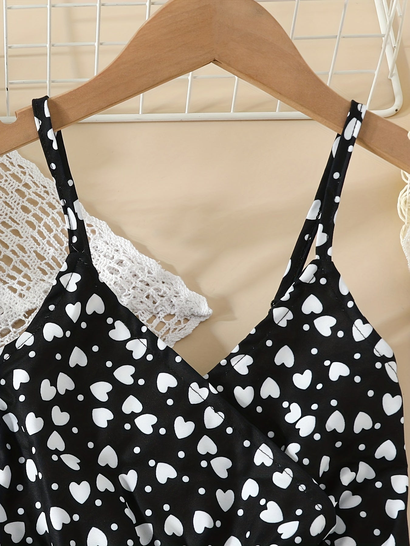 Toddlr Girls Heart Graphic Belted Cami Rompers for Beach Vacation