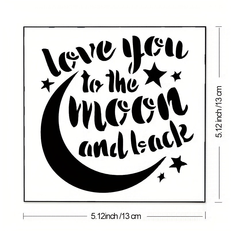 13cm Decorative Circle Stencil Template for DIY Crafts Scrabook Painting