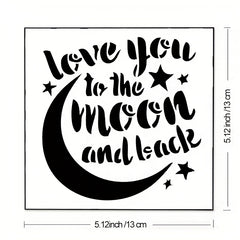 13cm Decorative Circle Stencil Template for DIY Crafts Scrabook Painting