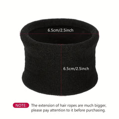 Large Elastic Hair Rope Wide Hair Tie Ponytail Holder Hair Accessories Women