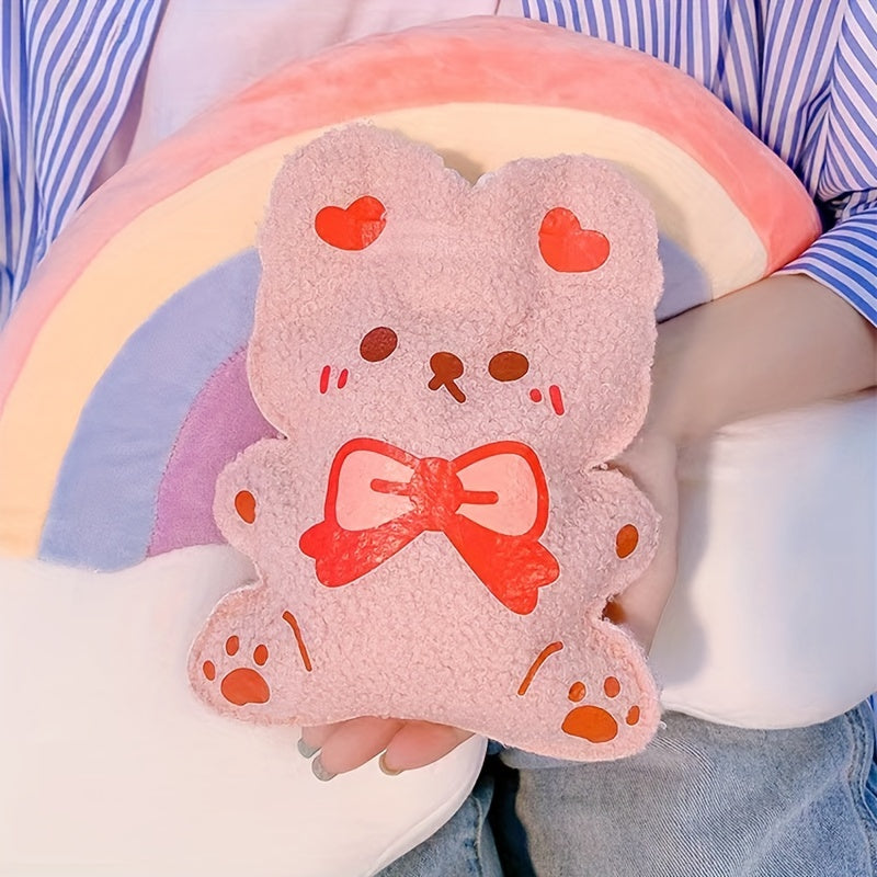 Plush Hot Water Bag Portable Warm Water Bag Plush Girl Hand Warmer
