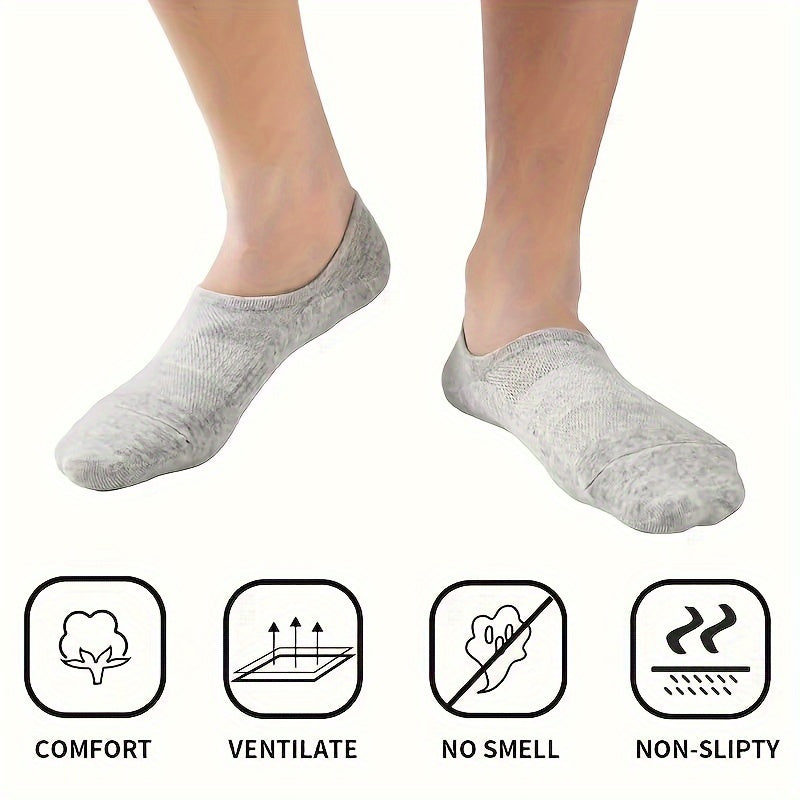 Breathable Non Slip Ankle Socks for Comfort and Invisible Wear