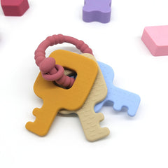 Silicone Key Toys Set - Pretend Play Sensory Toy for Kids