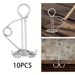 5pcs Stainless Steel Octopus Tent Ground Anchor Pegs for Outdoor Camping