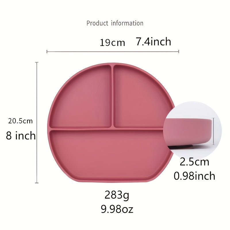 2 Piece Suction Plates for Babies & Toddlers - Stay Put with Suction