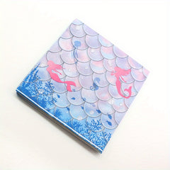 Mermaid Birthday Party Plates Napkins Tableware Set