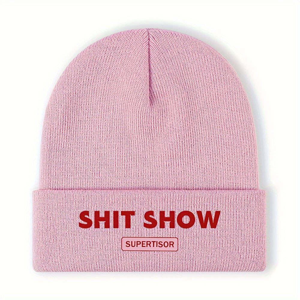 Knitted Beanie Hat Outdoor Warm Cap for Men Women