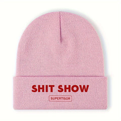 Knitted Beanie Hat Outdoor Warm Cap for Men Women