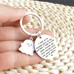 Kpop Cartoon Halloween Keychain Stainless Y2K Car Key Chain For Girls