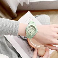 Colorful Disc Children's Quartz Watch with Rotatable Dial