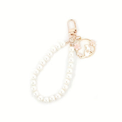 Jade Rabbit Cat Keychain Bag Pendant