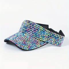 Y2K Candy Rhinestone Visor Hat UV Protection Baseball Cap